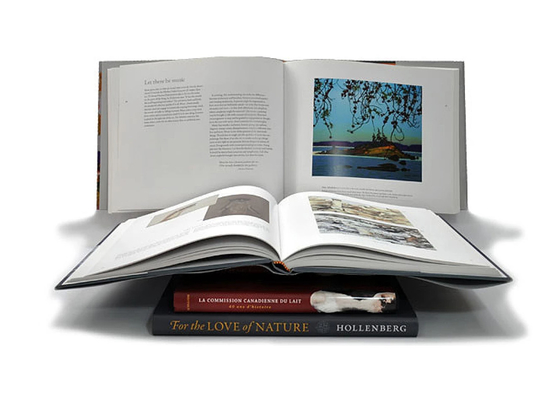 128gsm 140gsm 157gsm หนังสือปกแข็งสุดหรูการพิมพ์ Art Coffee Table Photo Book