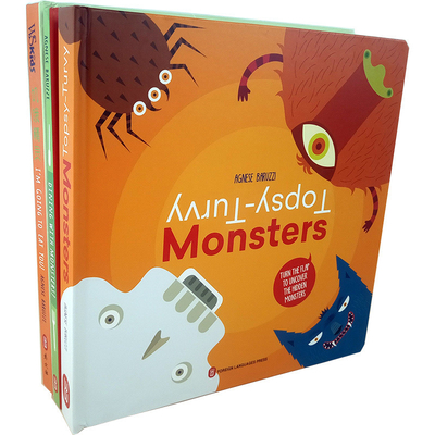 Monster Series หนังสือภาพสำหรับเด็กภาษาอังกฤษ Board Books For Kids