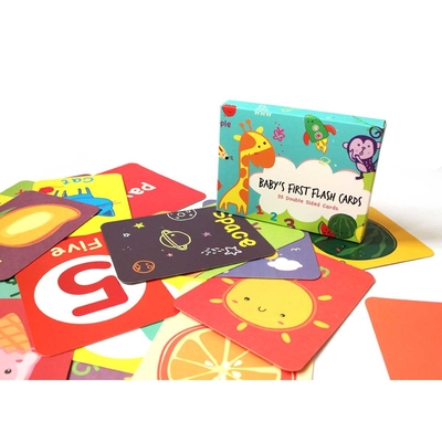 100% FSC Paper Custom Flash Card OEM การ์ดโยคะสำหรับผู้ใหญ่