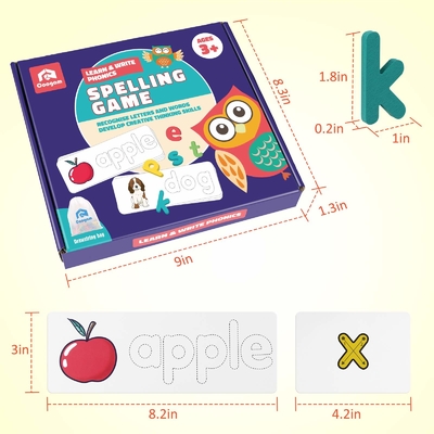 การพิมพ์ดิจิตอลแฟลชการ์ดแบบกำหนดเอง Kids Flash Paper Playing Cards