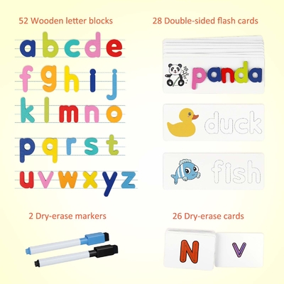 การพิมพ์ดิจิตอลแฟลชการ์ดแบบกำหนดเอง Kids Flash Paper Playing Cards