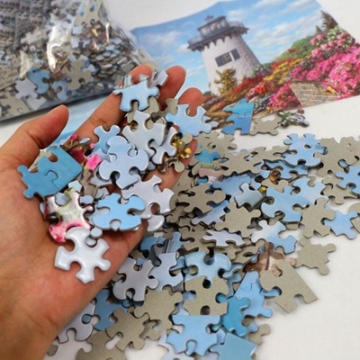 เกมในร่มกลางแจ้งของเล่นเกม Chipboard Puzzle จิ๊กซอว์ 1,000 ชิ้นสำหรับผู้ใหญ่