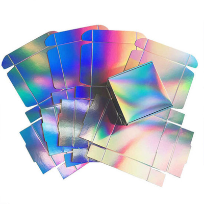 กล่องใส่รองเท้าสำหรับจัดส่งทางไปรษณีย์แบบกำหนดเองด้วยเลเซอร์ CMYK Color Card Board Shoe Boxes
