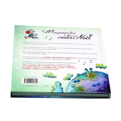 การพิมพ์หนังสือปกแข็งสำหรับเด็กสีเต็มรูปแบบการพิมพ์หนังสือกระดาษอาร์ต 157 แกรม