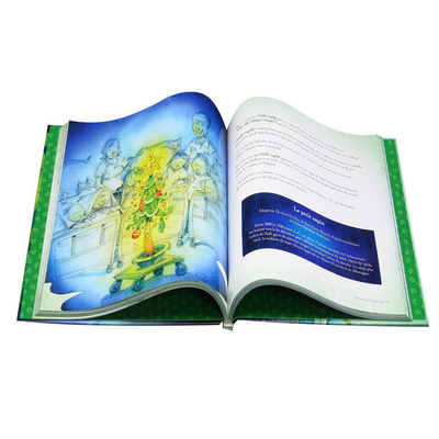 การพิมพ์หนังสือปกแข็งสำหรับเด็กสีเต็มรูปแบบการพิมพ์หนังสือกระดาษอาร์ต 157 แกรม