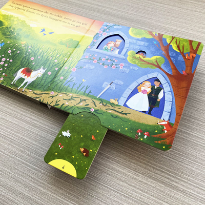 การพิมพ์หนังสือสไลด์สำหรับเด็ก Pop Up