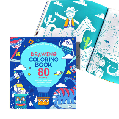 หนังสือเด็กปกอ่อนแบบกำหนดเองการพิมพ์สมุดระบายสีการวาดภาพสำหรับเด็ก