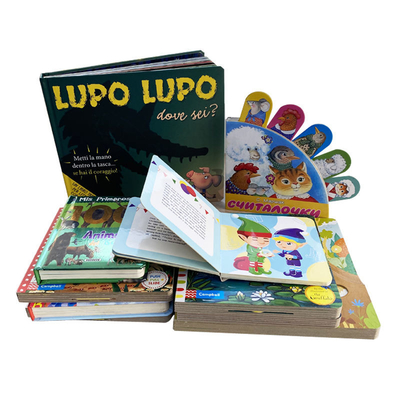 หนังสือออฟเซ็ตปกแข็งแบบกำหนดเองการพิมพ์หนังสือเด็กสำหรับเด็กอายุ 2 ปี