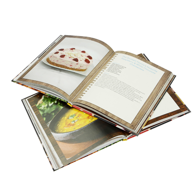 การพิมพ์หนังสือปกแข็งแบบกำหนดเองครอบครัวการพิมพ์หนังสือสูตรทำอาหารที่ชื่นชอบ