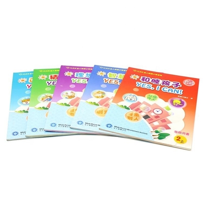 การพิมพ์หนังสือปกอ่อน OEM ODM การพิมพ์หนังสือเรียนสำหรับเด็ก