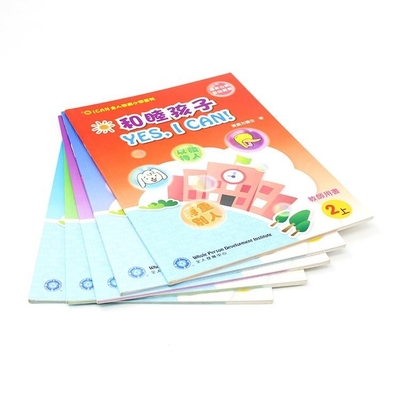 การพิมพ์หนังสือปกอ่อน OEM ODM การพิมพ์หนังสือเรียนสำหรับเด็ก