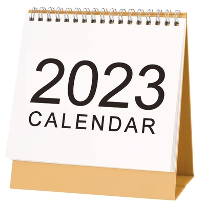 2023 การพิมพ์ปฏิทินรายเดือน 1400gsm 1800gsm ปฏิทินตั้งโต๊ะกระดาษแข็ง