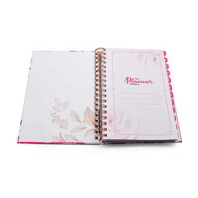 Hot Stamping Spiral Notebook การพิมพ์หนังสือวารสารแบบกำหนดเอง