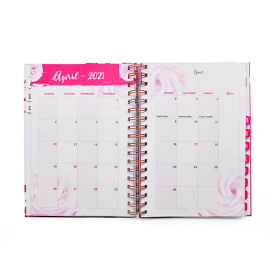 Hot Stamping Spiral Notebook การพิมพ์หนังสือวารสารแบบกำหนดเอง