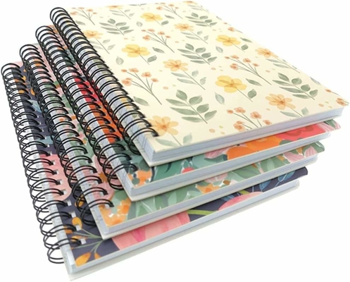 5.5&quot;X8.5'' 6&quot;X9&quot; 8.5&quot;X11&quot; สมุดบันทึกแบบเกลียว