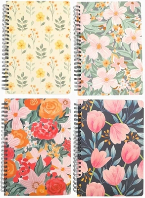 5.5&quot;X8.5'' 6&quot;X9&quot; 8.5&quot;X11&quot; สมุดบันทึกแบบเกลียว