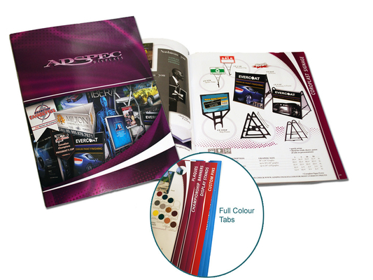 การพิมพ์โบรชัวร์แคตตาล็อก OEM ODM การพิมพ์หนังสือปกอ่อน