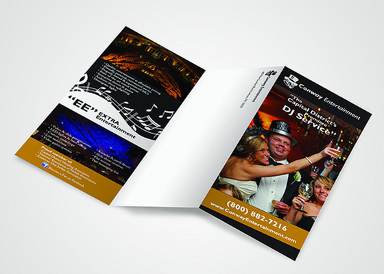 Perfect Binding Custom Catalog Brochure Printing Silk Screen Printing โบรชัวร์