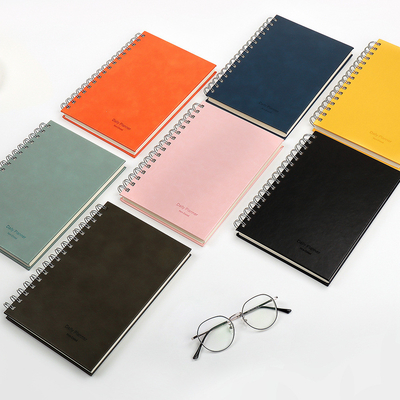 บริการพิมพ์หนังสือแบบกำหนดเอง 4C 6C สำหรับ Mini Spiral Notebook