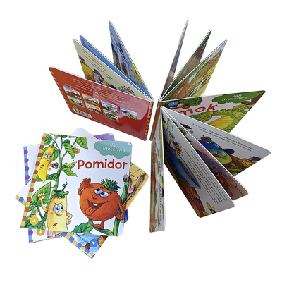 การเย็บม้า A5 พิมพ์หนังสือเด็ก พิมพ์กระดาษเคลือบปกแข็งตามสั่ง