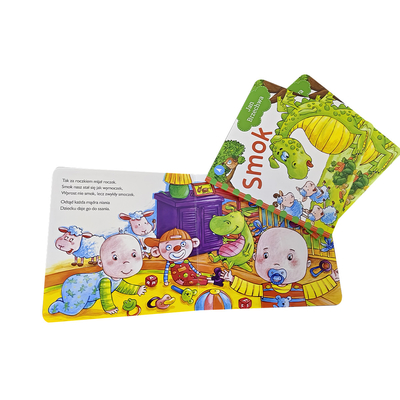 เด็ก A5 เด็ก Board Book Printing Hardcover บริการสีเต็ม