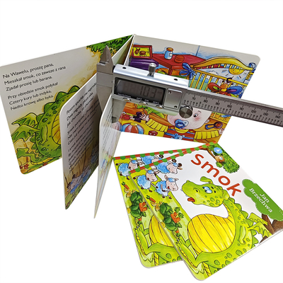 เด็ก A5 เด็ก Board Book Printing Hardcover บริการสีเต็ม